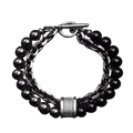 Hematite Lava Stone Bracelet