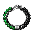 Malachite Lava Stone Bracelet